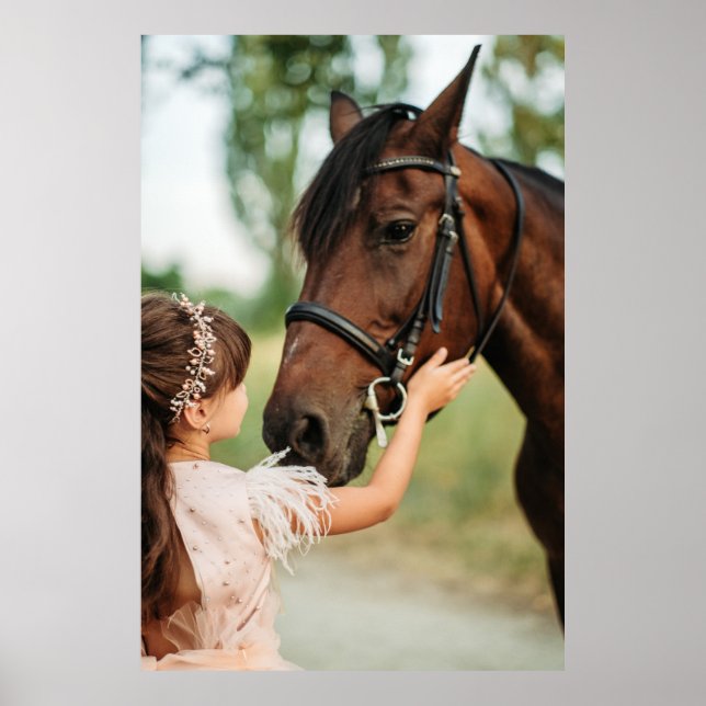 Girl and Horse Poster (Framsidan)