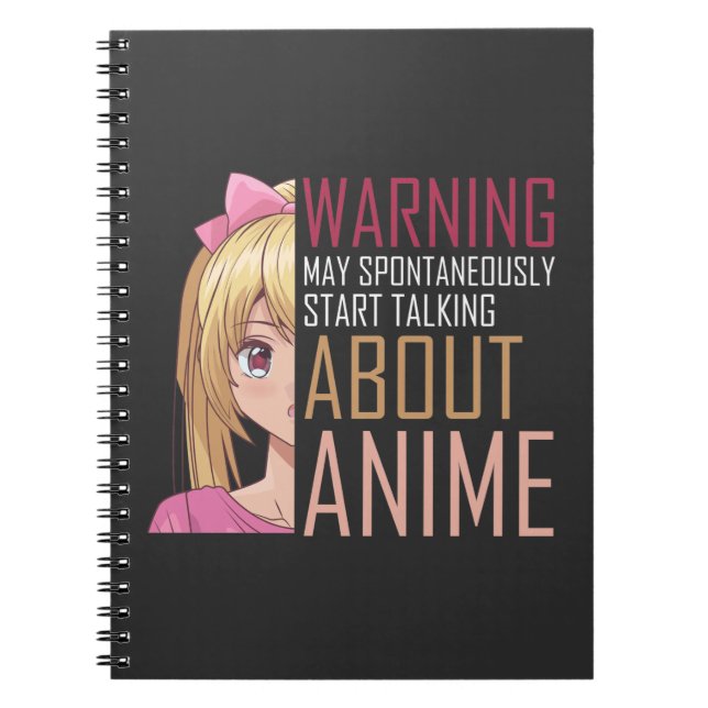 Girl Anime älskare Manga Cosplay Fläkt Tonåring Anteckningsbok (Framsidan)
