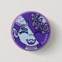 Girl, anime, pixelart knapp