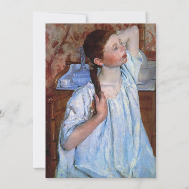 Girl Areping her Hair | Mary Cassatt (Framsida)