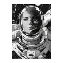 Girl Astronaut - Dream in Deep Space