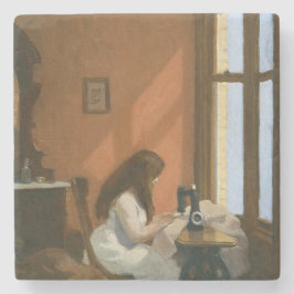 Girl at a Sewing Maskin (av Edward Hopper) Stenunderlägg