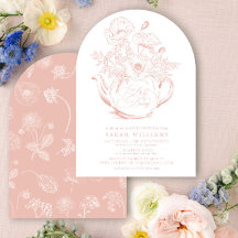 Girl Baby är Brewing Vintage Rosa Blommigt Shower
