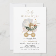 Girl Baby Det är Kall utanför babyskabinka