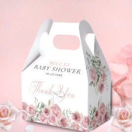 Girl Baby i Bloom Baby Shower Tack Presentaskar