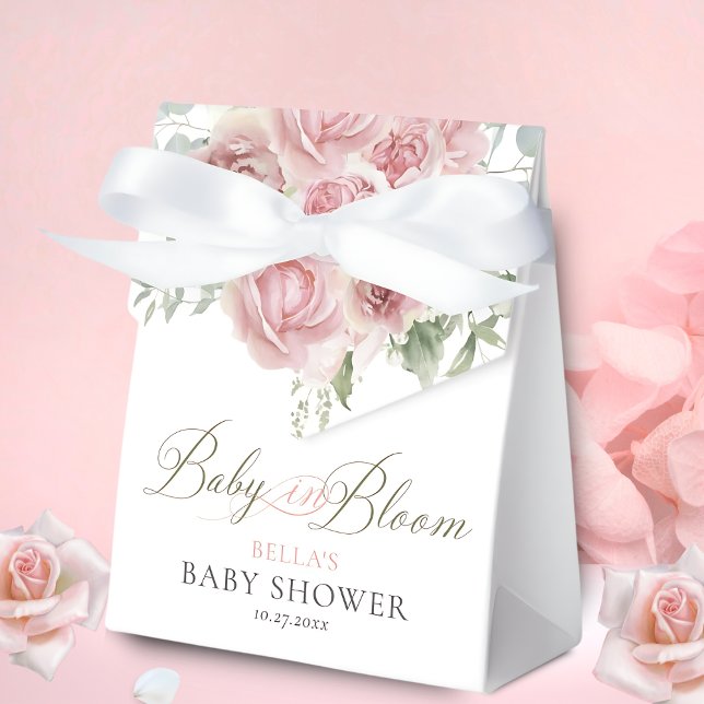 Girl Baby i Bloom Baby Shower Tack Presentaskar (Skapare uppladdad)