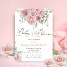 Girl Baby in Bloom Baby Shower