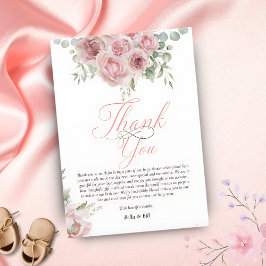 Girl Baby in Bloom Baby Shower Tack Kort