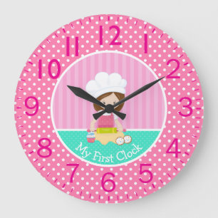 Girl Baker My First Stor Klocka
