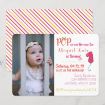 Girl Balloon-Thated First Birthday Photo
