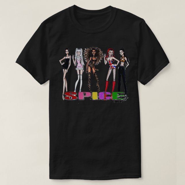 Girl Band Spice Classic T-Shirt (Design framsida)