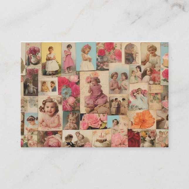 Girl Birthday Collage (Framsida)