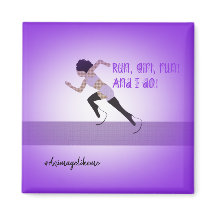 Girl Blade Springer Magnet