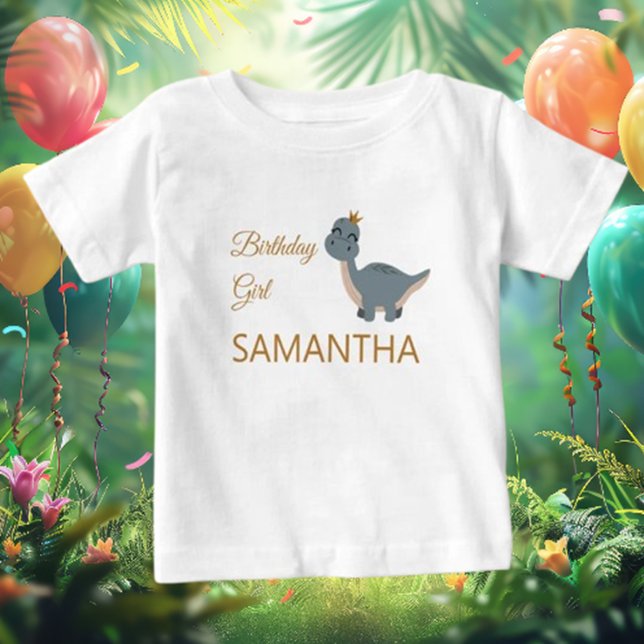 GIRL Boho T rex Dinosaur T Shirt (Dress your little one in this adorable GIRL Boho T-Rex Dinosaur Baby T-Shirt! )