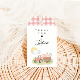 Girl Boskap Tack Presentetikett