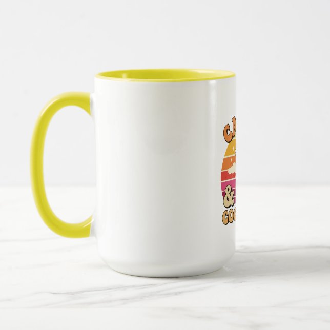 Girl Boss Mug Caffeine & Chaos Coordinator Cup. Mugg (Vänster)