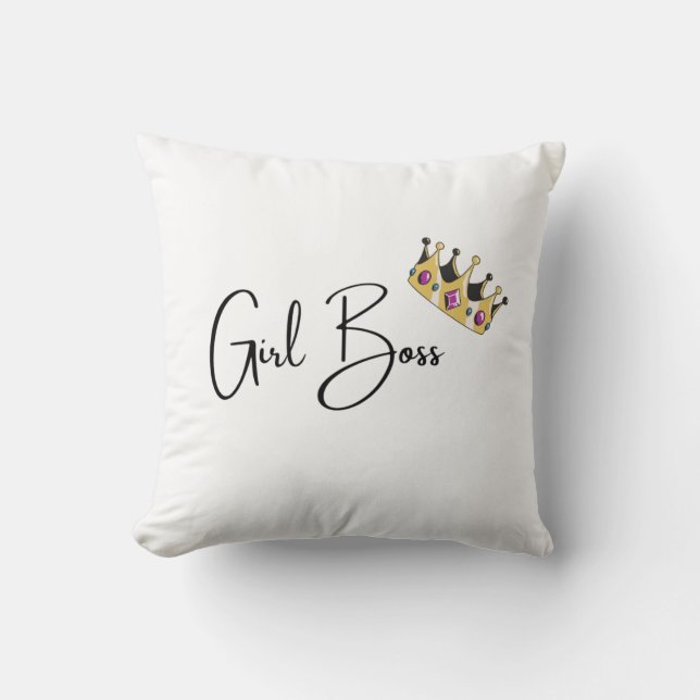 Girl Boss Pillow Kudde (Framsida)