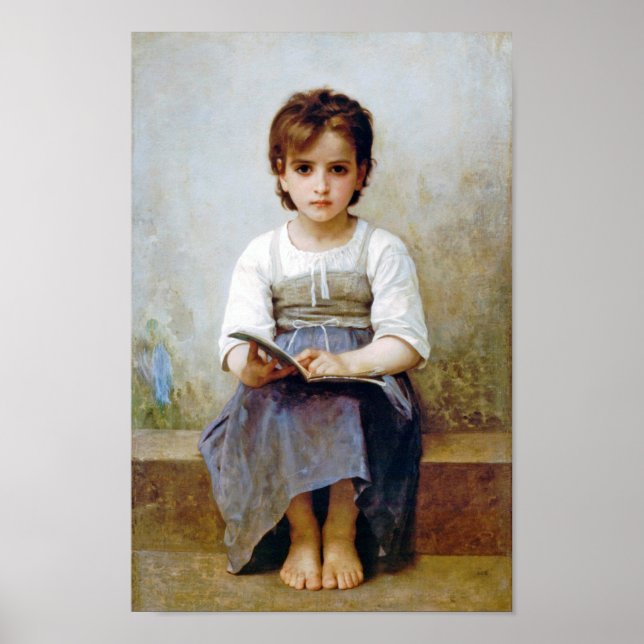 Girl, Bouguereau Poster (Framsidan)