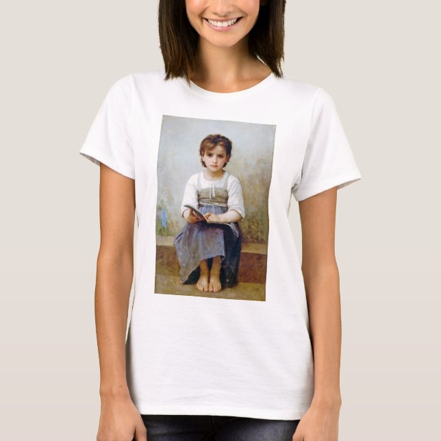 Girl, Bouguereau T Shirt (Framsida)