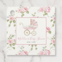 Girl Carriage Rosa Blommigt & Gingham