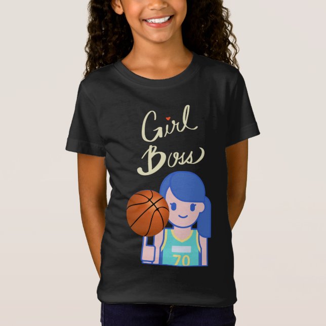 Girl Chef Basketball T Shirt (Framsida)