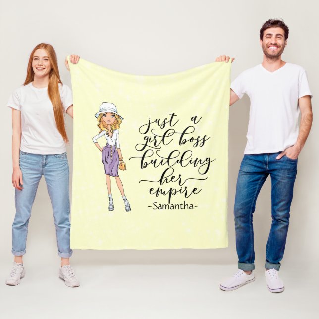 Girl Chef | Blonde Dam | GULT Fleecefilt (På plats)