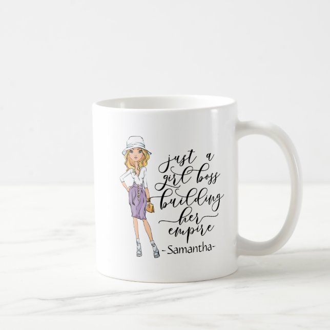 Girl Chef | Blonde Dam | GULT Kaffemugg (Höger)