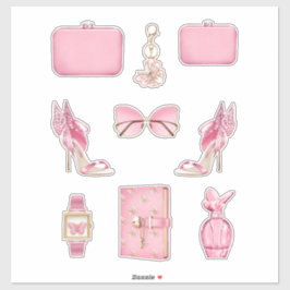 Girl Chef Decals High Mode Rosa Bling Stickers Klistermärken