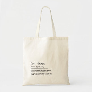 Girl Chef Definition Tote Tygkasse