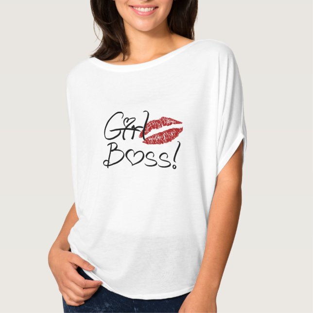 Girl Chef Flowy Top T Shirt (Framsida)