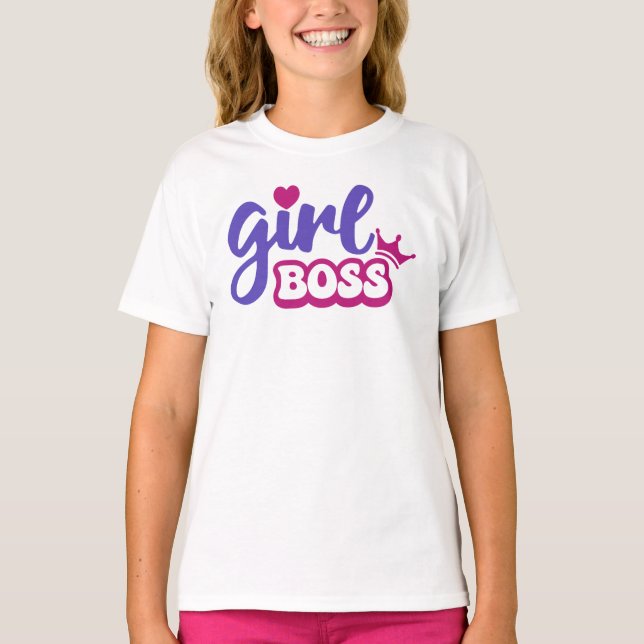 Girl Chef Girls’ T-Shirt - Starkare Kids Graphic (Framsida)