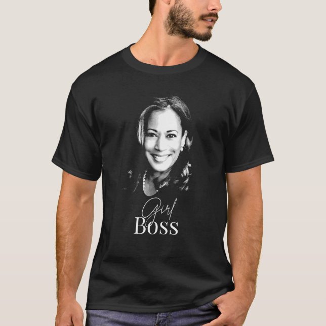 Girl Chef Kamala Harris Tshirt for Liberal Democra T Shirt (Framsida)