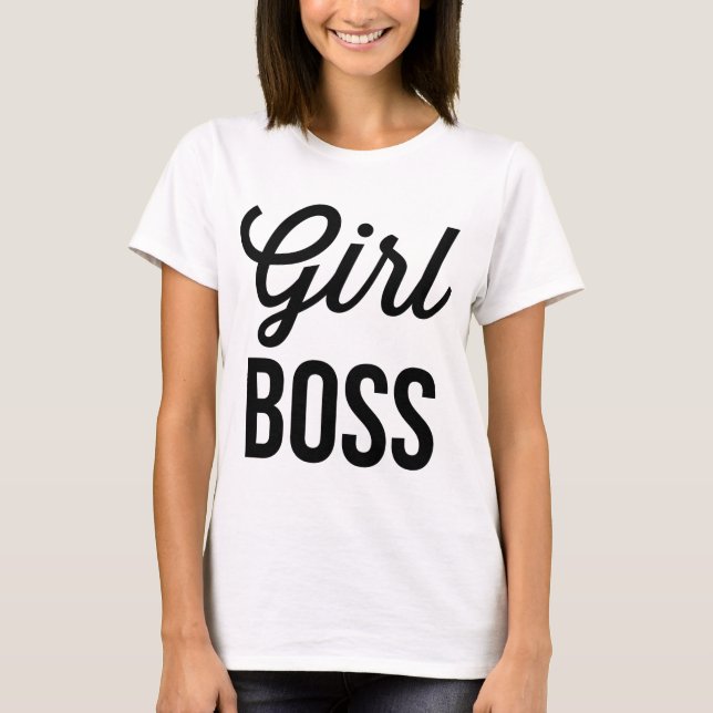 GIRL CHEF | Retro Typography Women's T-Shirt (Framsida)