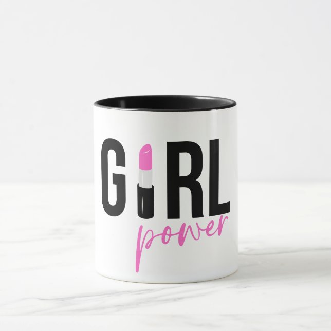 Girl Chef Rosa Black Mugg (Center)