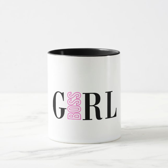 Girl Chef Rosa Black Mugg (Center)