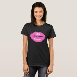 Girl Chef Rosa Black T Shirt