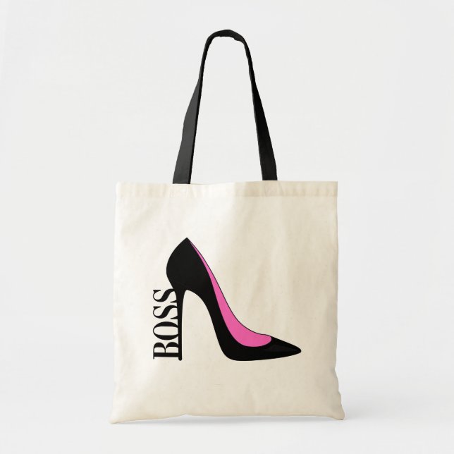 Girl Chef Rosa Black Tygkasse (Framsidan)