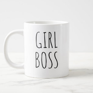 "Girl Chef" Simple Modern Farmhouse Jumbo Mugg