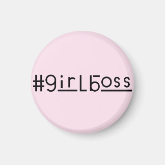 Girl Chef Small Magnet Girly Ljus rosa