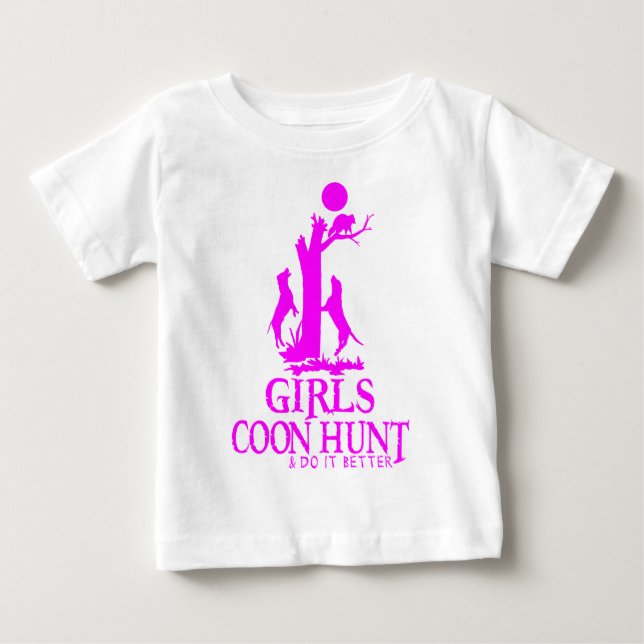 GIRL COON HUNTING T SHIRT (Framsida)