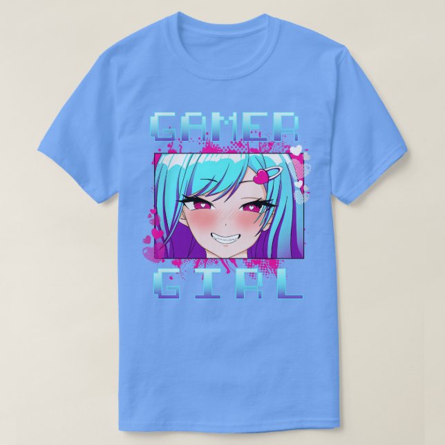 Girl Cosplay 2 T Shirt (Design framsida)