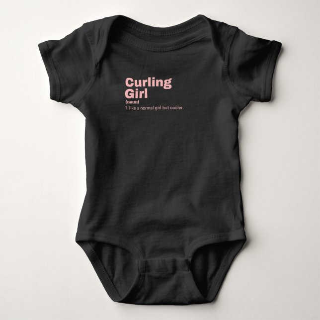 Girl - Curling T Shirt (Framsida)