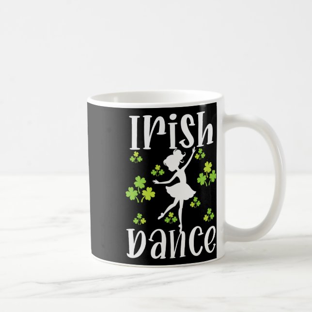 Girl Dancing Dancer Irish Dance St patrick's day Kaffemugg (Höger)