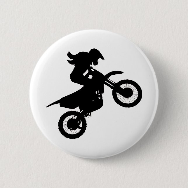 Girl Dirt Bike Knapp (Framsida)