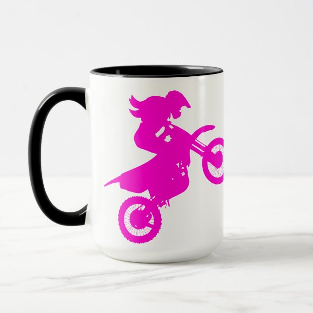 Girl Dirt Bike Mugg (Vänster)