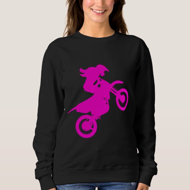 Girl Dirt Bike T Shirt (Framsida)