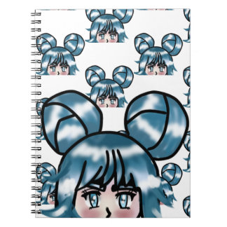 Girl drawing anteckningsbok