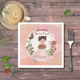 Girl & Duckling 'Berry Sweet' Party Paper Napkin Pappersservett