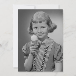 Girl Eating Ice Cream