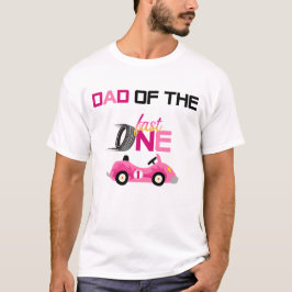 Girl Fast ONE Tävla Shirt för Pappa T Shirt